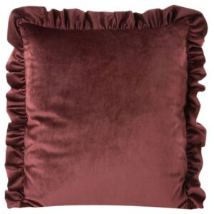 JIU-09 fluwelen kussensloop ruffle