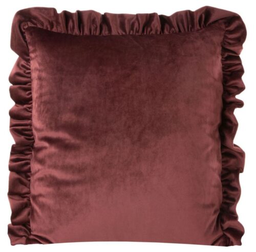JIU-09 fluwelen kussensloop ruffle