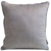 Velvet Kussensloop met Bloemen - Grijs