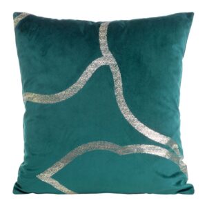 Fluwelen kussensloop met print JQC-01