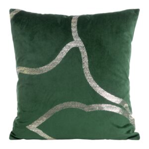 Fluwelen kussensloop met print JQC-07