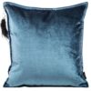 Fluwelen kussensloop met decoratief kwastje JQL-04