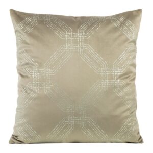 Fluwelen kussensloop met print JQQ-01