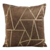 Fluwelen kussensloop met print JQS-05