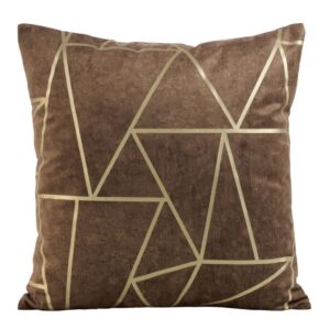 Fluwelen kussensloop met print JQS-05