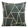 Fluwelen kussensloop met print JQS-06