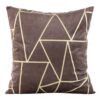 Fluwelen kussensloop met print JQS-08