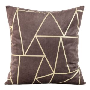 Fluwelen kussensloop met print JQS-08