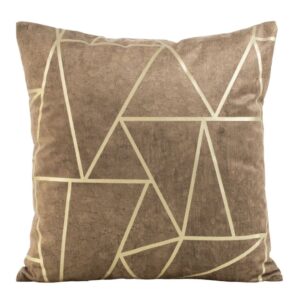 Fluwelen kussensloop met print JQS-09