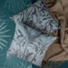 Fluwelen kussensloop met print JWQ-01