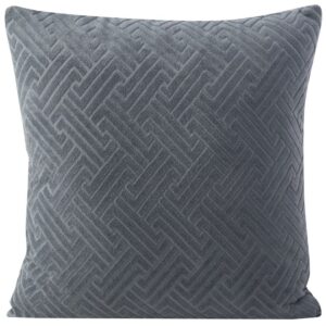 Kussenhoes velours met jacquardpatroon JWV-01