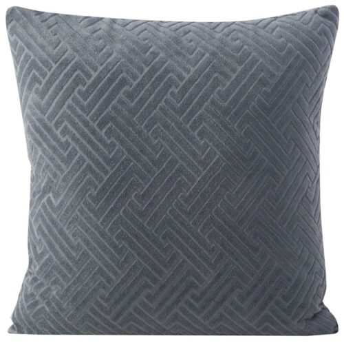 Kussenhoes velours met jacquardpatroon JWV-01