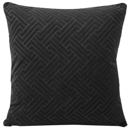 Kussenhoes velours met jacquardpatroon JWV-02