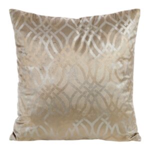 Fluwelen kussensloop met glanzende print JWW-01