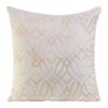 Fluwelen kussensloop met glanzende print JWW-03