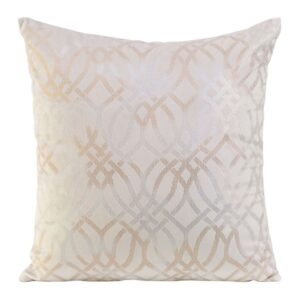 Fluwelen kussensloop met glanzende print JWW-03