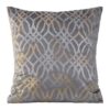 Fluwelen kussensloop met glanzende print JWW-04