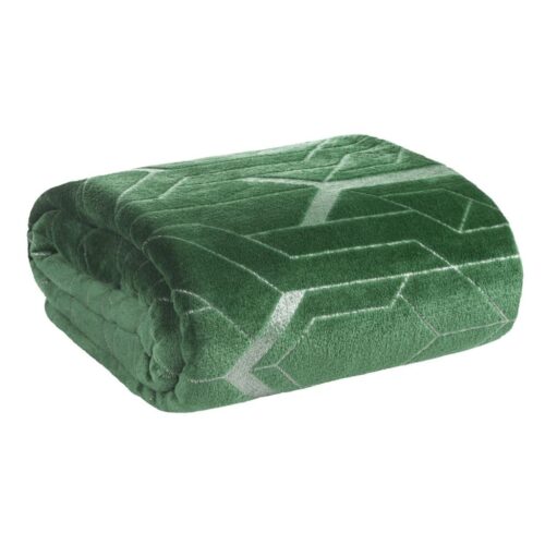 Dekensprei Geometrisch Zilver K114-A