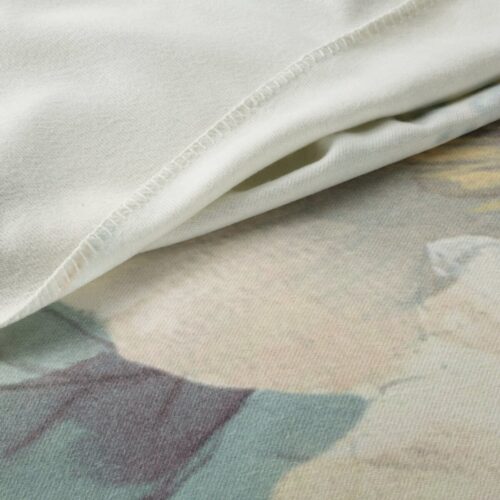 Deken met bloemenprint K148-A