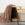 Deken met bontstructuur bruin 70x160