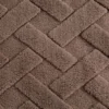 Deken teddy reliëf met visgraatmotief K167-02
