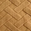 Deken teddy reliëf met visgraatmotief K167-03