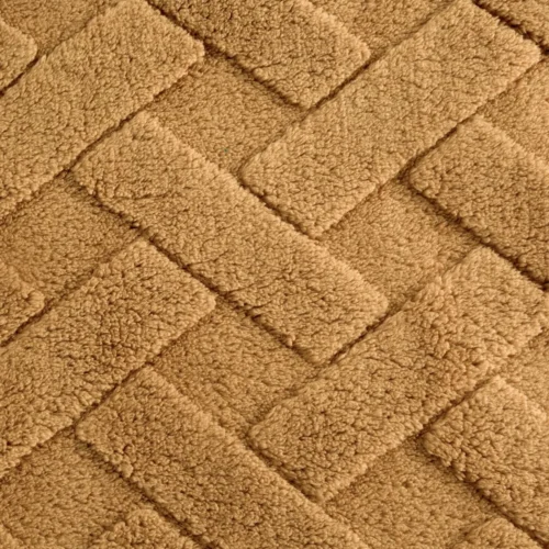 Deken teddy reliëf met visgraatmotief K167-03