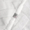 Deken teddy reliëf met visgraatmotief K167-05