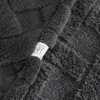 Deken teddy reliëf met visgraatmotief K167-08