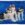 Deken KW2 blauw
