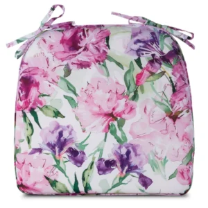 Waterdicht Tuinkussen Roze en Paarse Bloemen 40x38