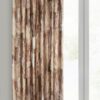Velours gordijn met metallic print ZDL-01