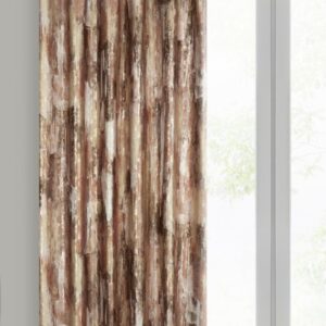 Velours gordijn met metallic print ZDL-01