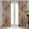Velours gordijn met metallic print ZDL-01