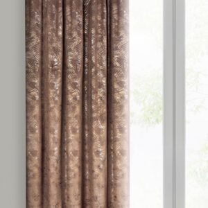 Velours gordijn met metallic print ZDQ-03