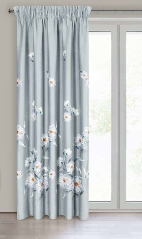 Verduisteringsgordijn met bloemenprint ZFJ-01