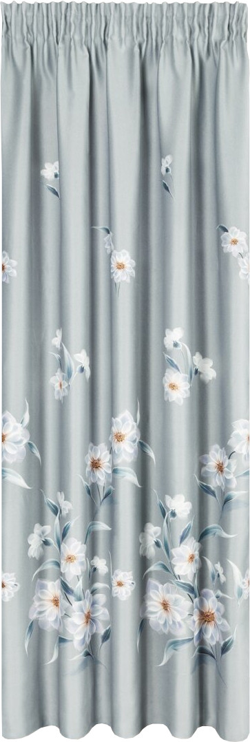 Verduisteringsgordijn met bloemenprint ZFJ-01