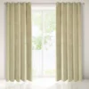 Velours ringgordijn beige ZKAK-04