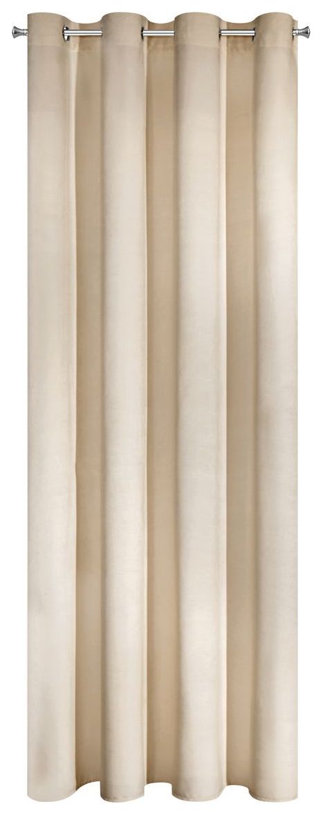 ZKAK-04-wyciete Velours ringgordijn beige ZKAK-04