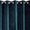 Velours ringgordijn donkerblauw ZKAK-16