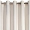 Velours ringgordijn lichtbeige ZKAK-21