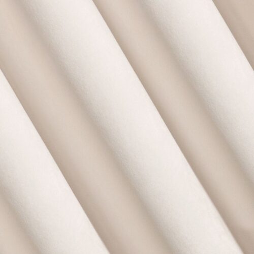 Velours ringgordijn lichtbeige ZKAK-21