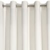 Velours ringgordijn crème ZKAK-22