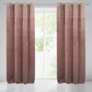 Velours gordijn met print ZKCD-03