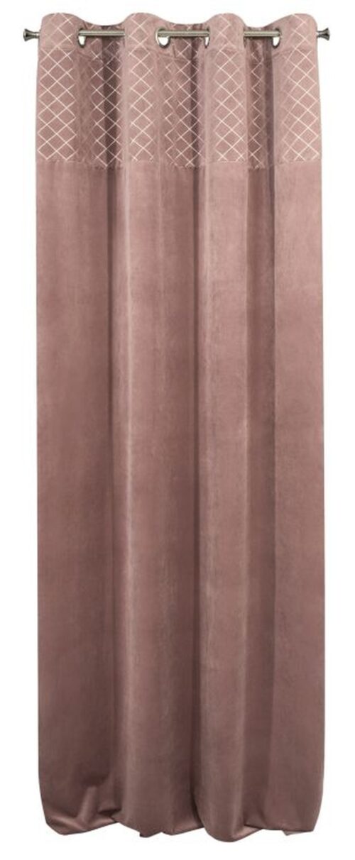 Velours gordijn met print ZKCD-03