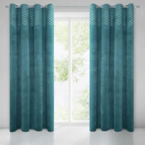 Velours gordijn met print ZKCD-04