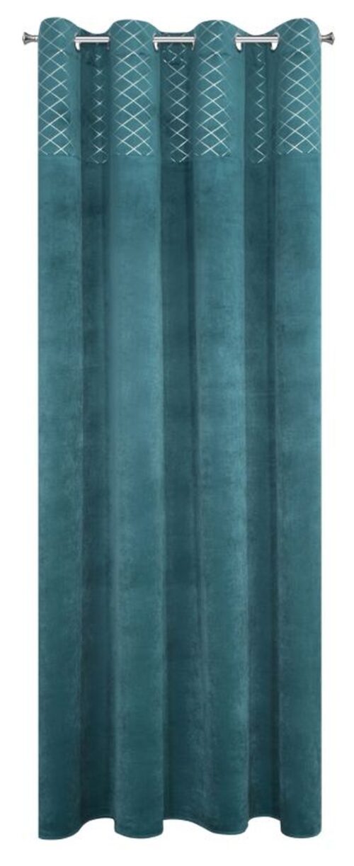 Velours gordijn met print ZKCD-04