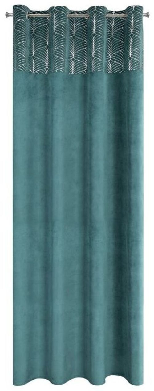 Velours gordijn met ringen ZKDB-07