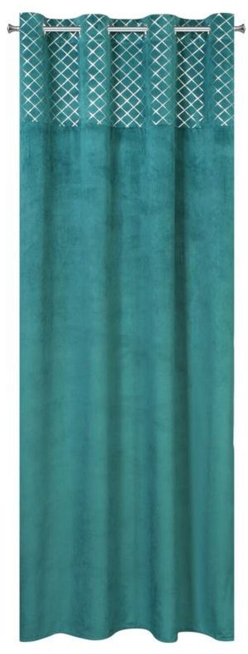 Velours gordijn met ringen ZKDM-07