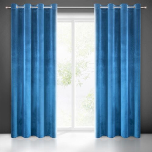Velours gordijn met ringen ZKDN-03
